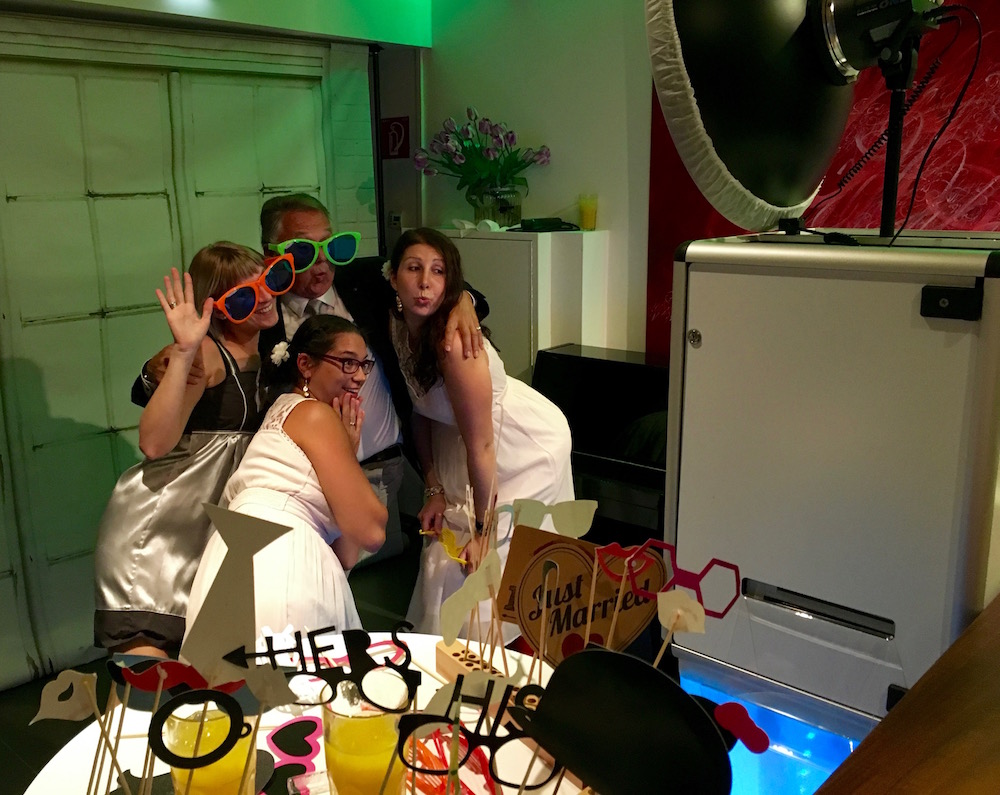 Fotobox in Aktion